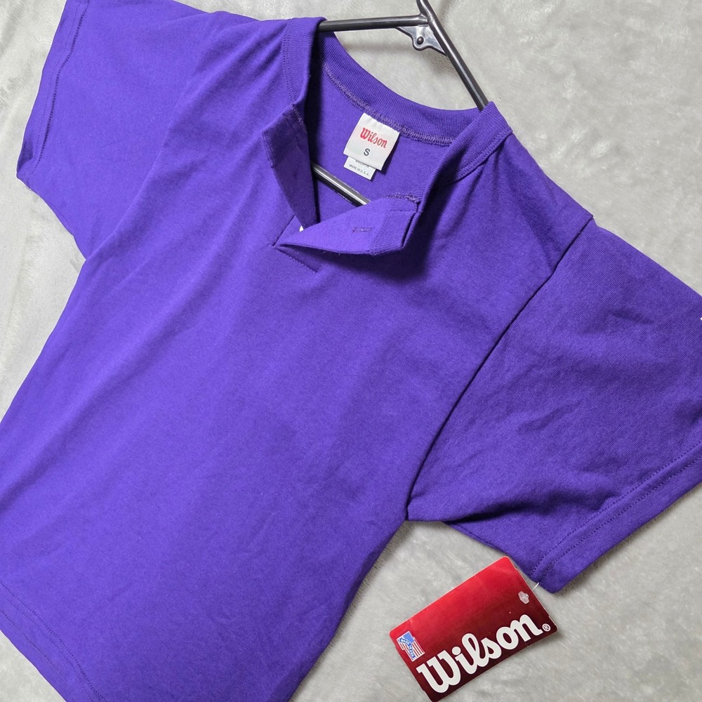 Wilson Vintage Purple T-Shirt Mens Small 50/50 USA Made NWT